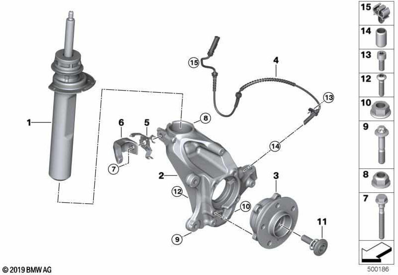 BMW正面の本物のSprbein（31306899672）| 31306899672