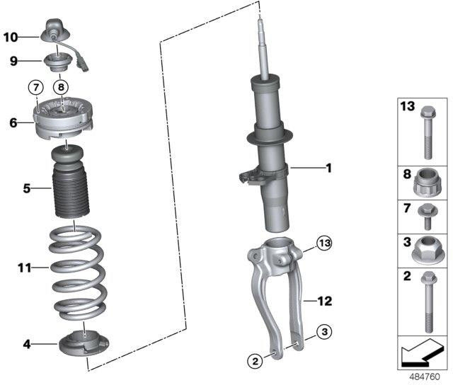 BMW純正ネジセルフタッピングM8X26-10.9 ZNS3（31307856969）| 31307856969