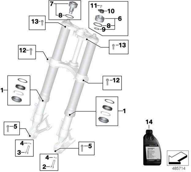 BMW本物のシリンダースクリューM10x1.25x60（31428550166）| 31428550166