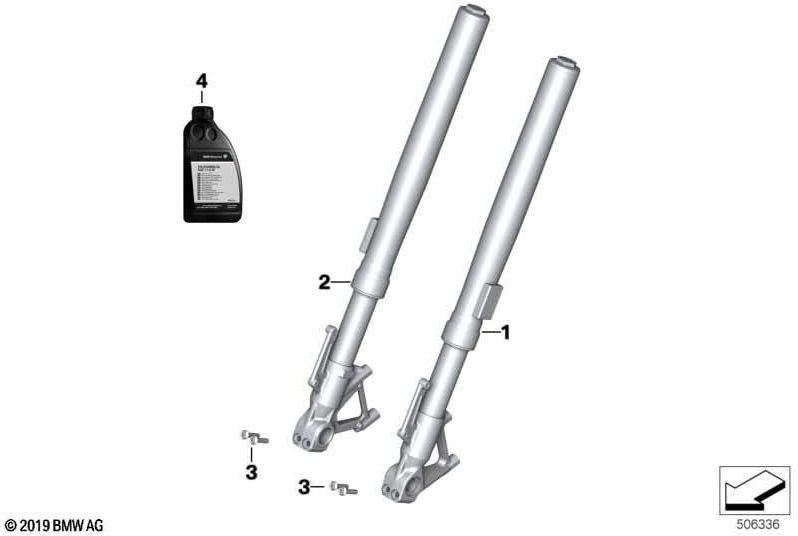 BMW本物のGabelholm Schwarz Left（31428565747）| 31428565747