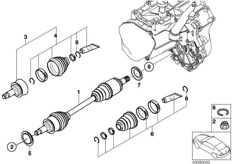 BMW純正修理設定fold balg insine mini（31607560386）| 31607560386