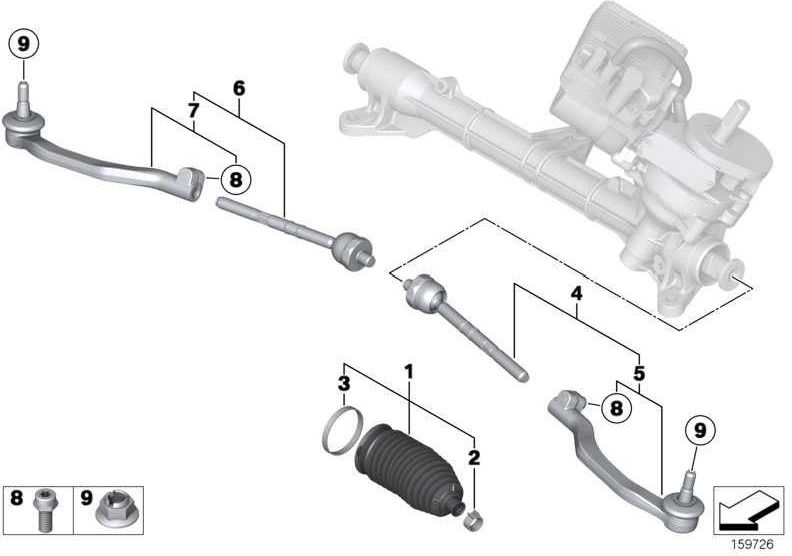 BMW本物のクランプバンドMINI（32106777011）| 32106777011