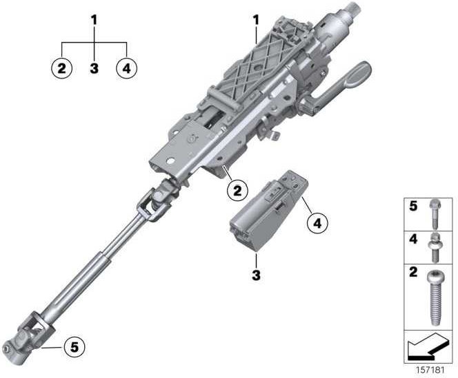 BMW本物のセットネジM8x1.25x41mm mini（32306778343）| 32306778343