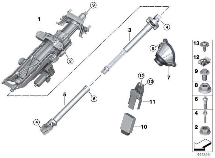 以下のBMW純正lenkspindel（32306862031）| 32306862031