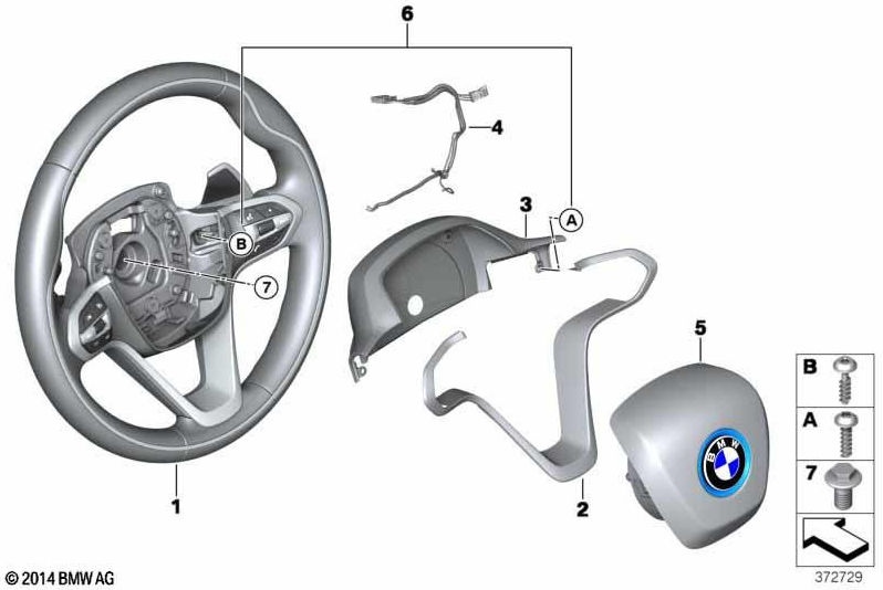 BMW純正装飾ブレンドステアリングラッド（32306871550）| 32306871550