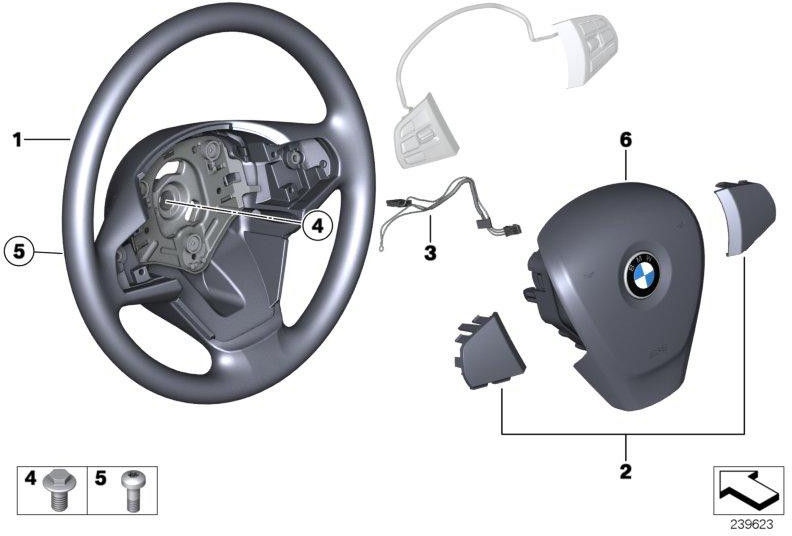 BMW純正ステアリングホイールレザー（32306879901）| 32306879901