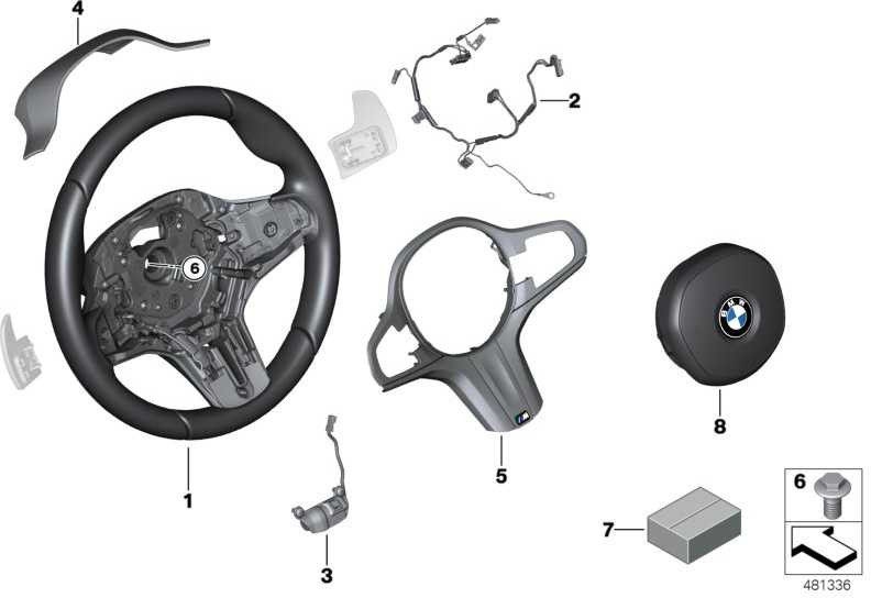 BMW純正装飾ブレンドステアリングラッド（32307856290）| 32307856290