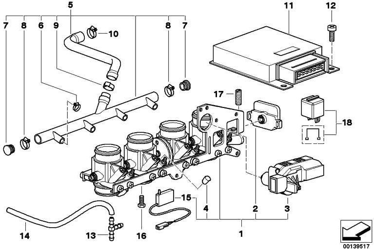 BMW純正ホースクランプ15.3-18.5 1シリーズ4シリーズ5シリーズX5 X6（32411131346）| 32411131346