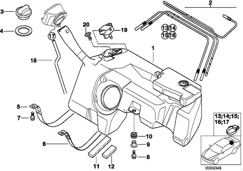 BMW純正ホースクランプD = 10.8-13.3 3 5シリーズ7シリーズ8シリーズ（32411156956）| 32411156956