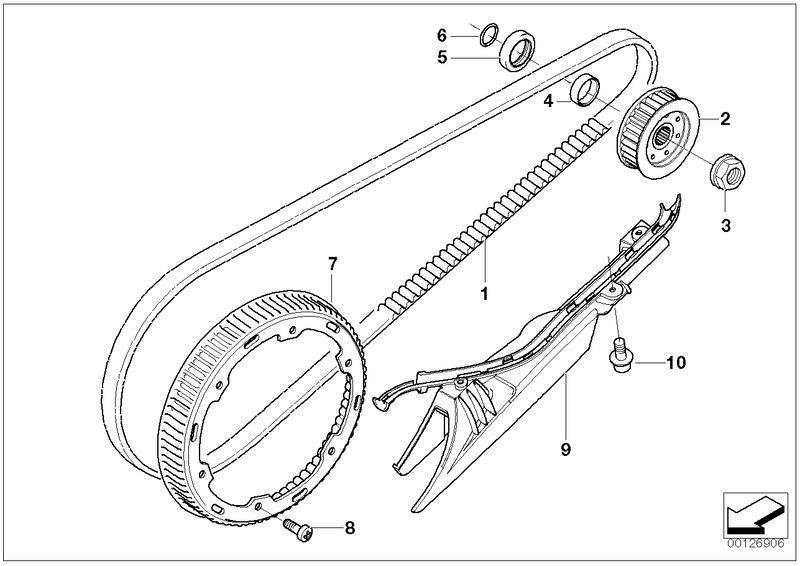 BMW純正ISAスクリューM8X25-10.9（32416783049）| 32416783049