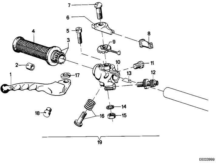 BMW本物のハンドルチューブ（32721233307）| 32721233307