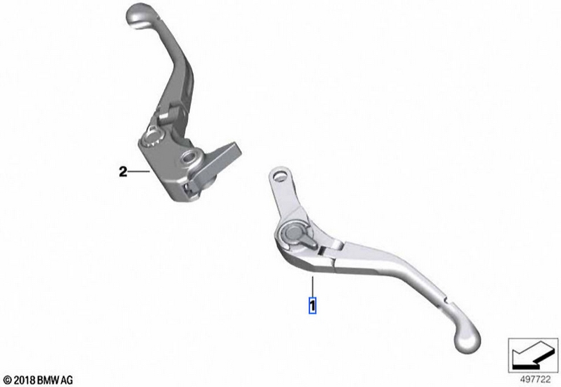 BMW本物のMカップリ​​ングレバー折りたたみ（32727108206）| 32727108206