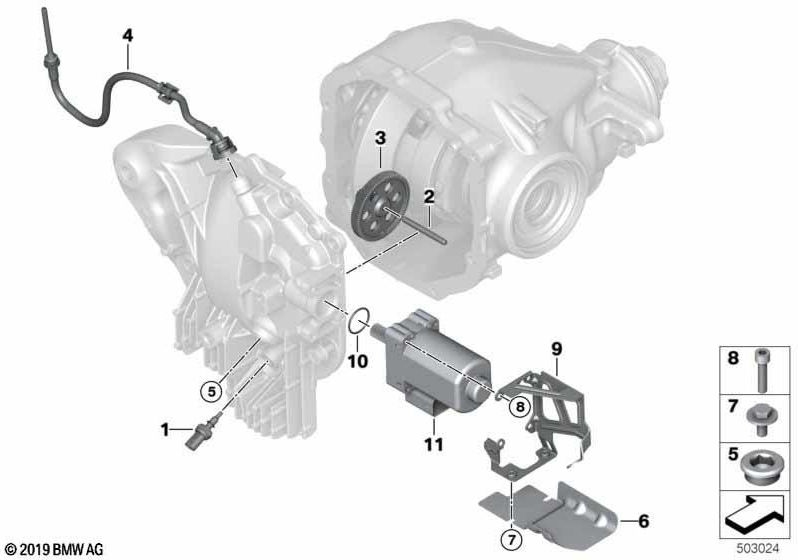 BMW純正シリンダーネジMicro -Tandled M6x37（33108687541）| 33108687541