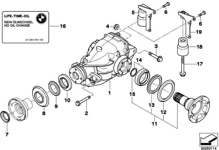 BMW純正ホルダー振動ダンパーサービス3シリーズ（33117503356）| 33117503356