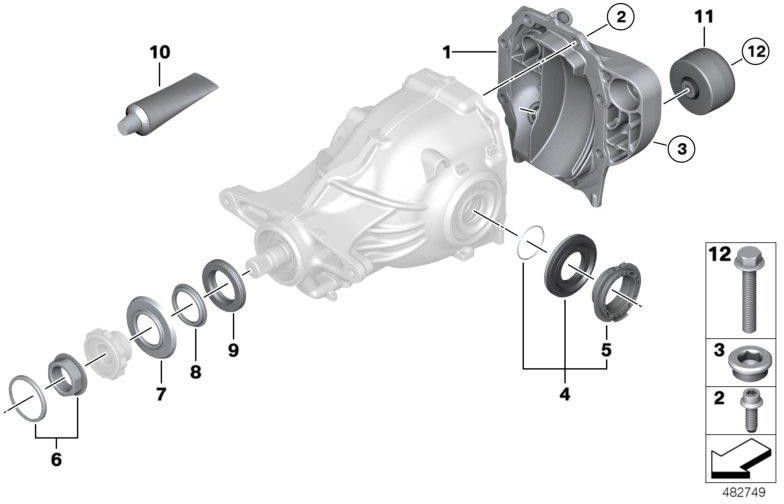 BMW純正フランジヘッドネジM10x25-10.9znni（33118650753）| 33118650753