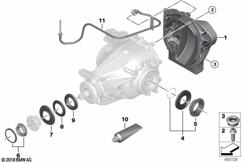BMW Back 215LW（33118665150）の本物の蓋| 33118665150