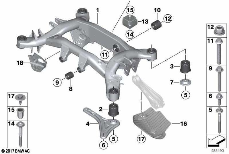 BMW左側の本物のプッシュストラット（33306871003）| 33306871003
