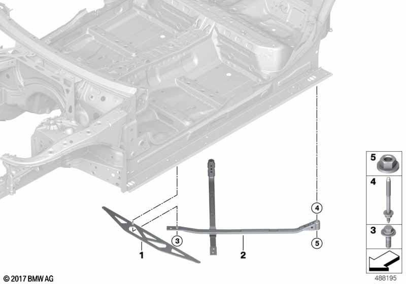 BMW純正6枚のカントンマザーペインM10-11.4 ZNS3（33308073595）| 33308073595