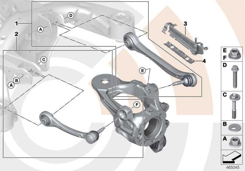 BMW純正修理セット左値ラインx5 x6（33322413627）| 33322413627