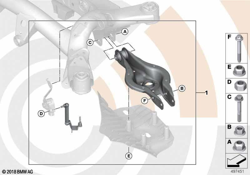 BMW本物の修理セットバック左の値ライン（33322467125）のクラッシュリーダー| 33322467125