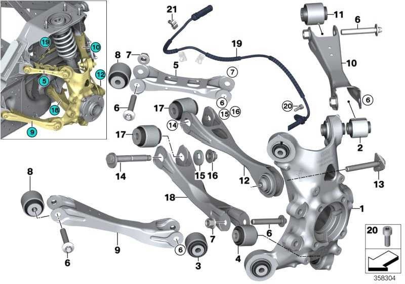 BMW本物のゴム製ベアリング（33326852273）| 33326852273
