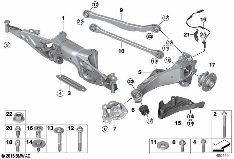 BMW純正カバー右（33326890190）| 33326890190