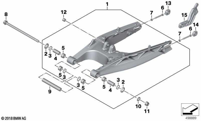 BMW本物のシュウィンゲン軸（33358554127）| 33358554127