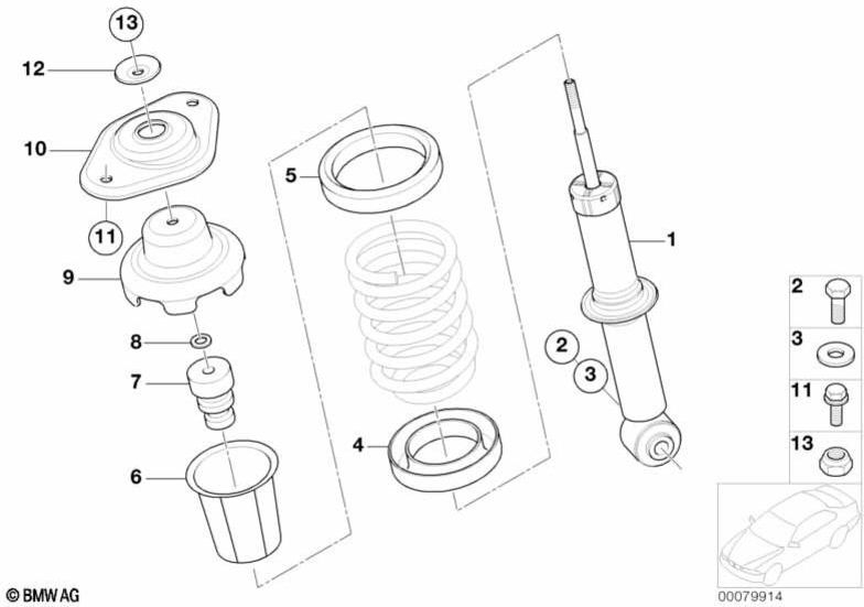 BMW後部の本物のスプルベイン（33526781135）| 33526781135