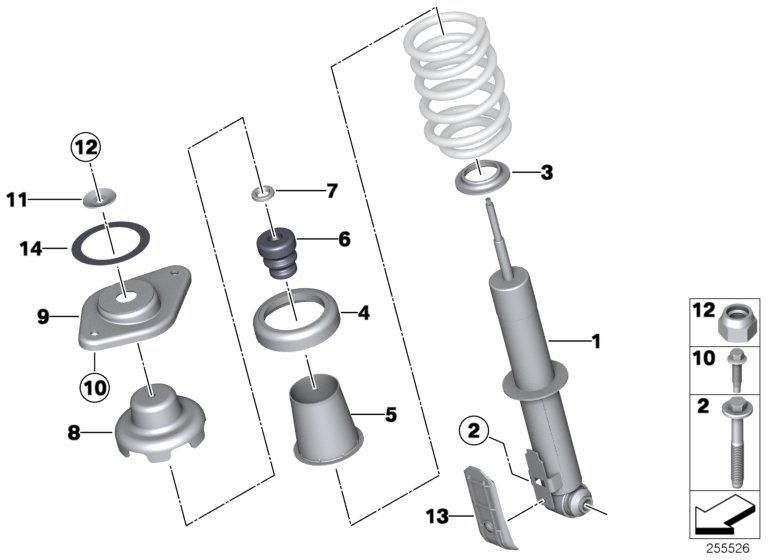 BMW右側の本物のSprbein（33529807020）| 33529807020