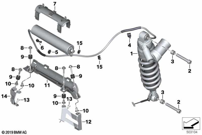 BMW本物のSprbein Low Saf LSH（33548358644）| 33548358644