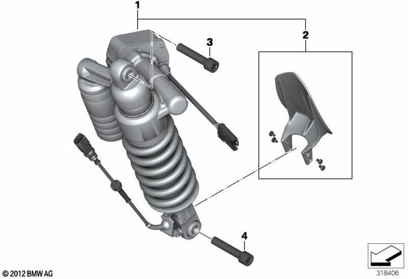 BMW本物のSprbein Back ESA（33548559493）| 33548559493
