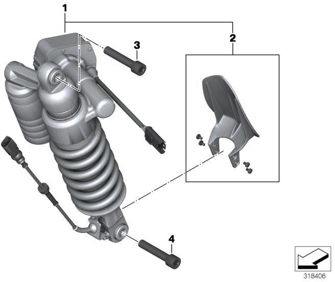 BMW本物のSprbein Back ESA（33548563285）| 33548563285