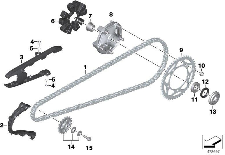 BMW本物の距離ソケット内（33818522839）| 33818522839