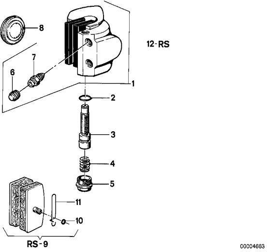 BMW本物のシーリングセットブレーキキャリパーD = 38mm（34112301705）| 34112301705