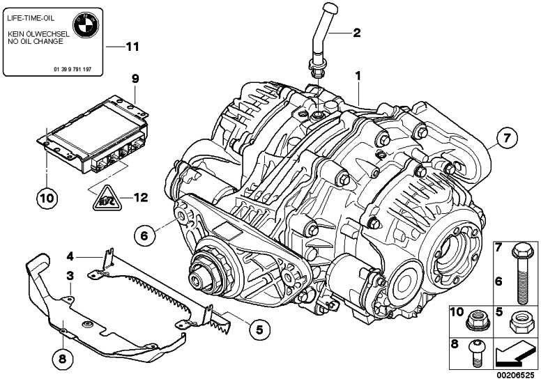 BMW純正リンセンスクリューM6x18-8.8 ZNS3 X5 X6（34117709137）| 34117709137