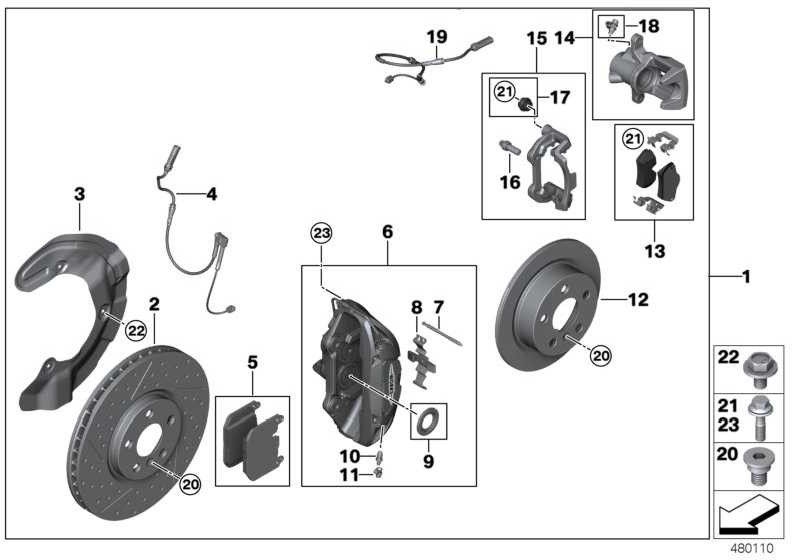 BMW本物のブレーキキャリパーハウジング（34216865655）| 34216865655