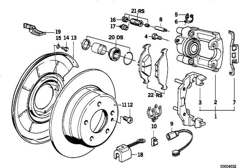 BMW純正ブレーキディスク換気258x19（34216889209）| 34216889209