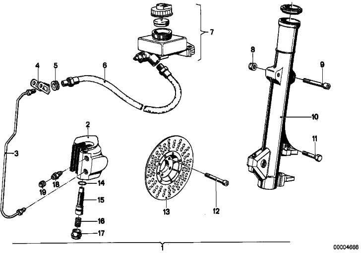 BMW純正メインブレーキシリンダーD = 16mm R50/5-R90（34311233955）| 34311233955