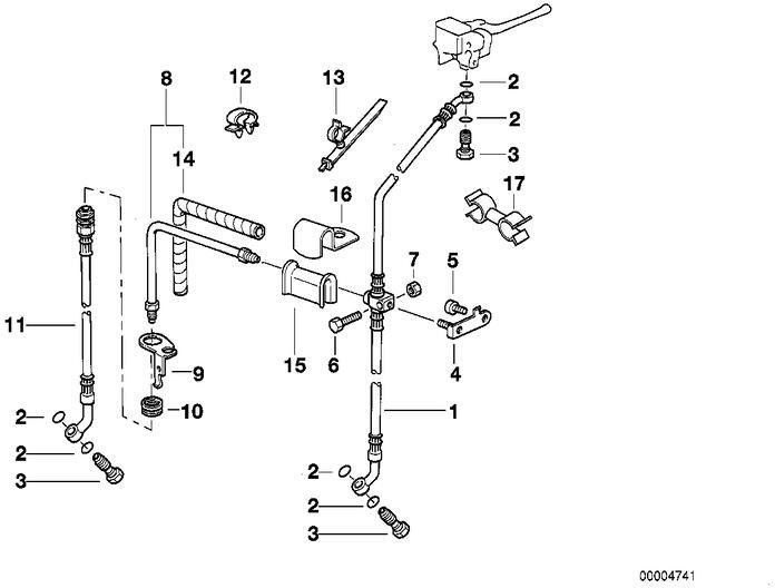 BMW本物の接続ライン（34322330680）| 34322330680