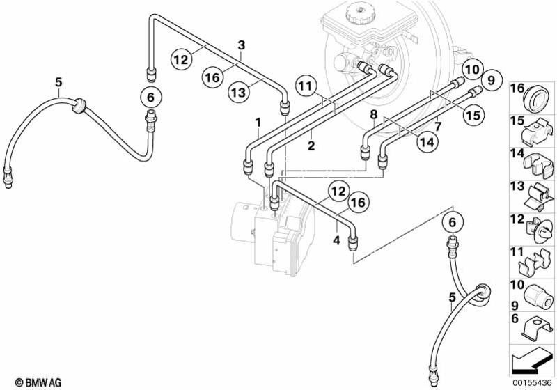 BMW純正パイプライン（34326772911）| 34326772911