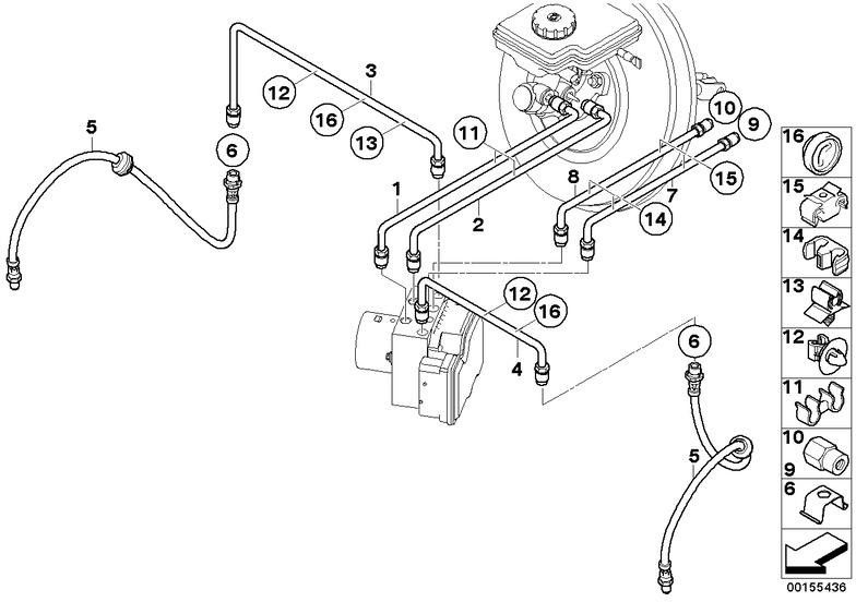 BMW純正パイプラインM10/M10（34326793015）| 34326793015