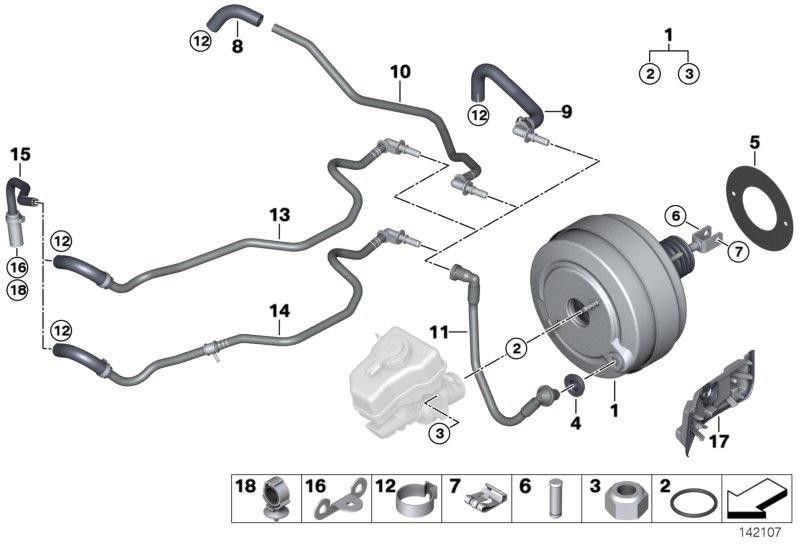 BMW純正ブレーキパワーアンプ（34332454368）| 34332454368