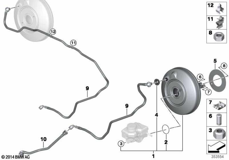 BMW純正ブレーキパワーアンプ（34336873436）| 34336873436