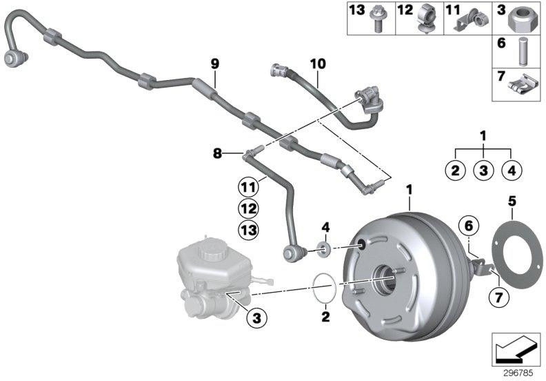 BMW純正ブレーキパワーアンプ（34337850999）| 34337850999