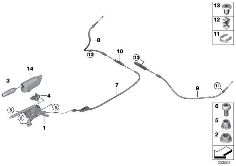 BMW本物のハンドブレーキレバーカバーミニ（34429262847）| 34429262847