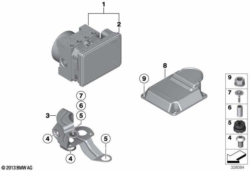 BMW純正RP Hydroaggregat DSC（34518096586）| 34518096586