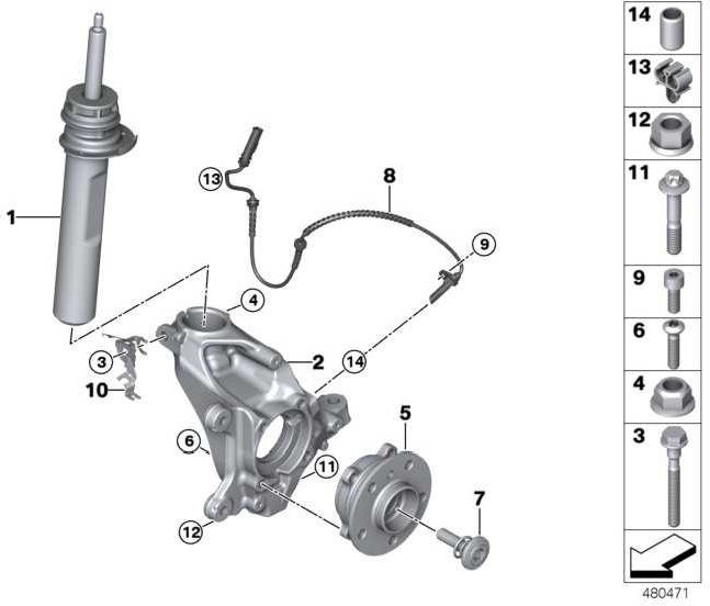 BMW本物のインパルスサービスDSCフロント（34526858468）| 34526858468