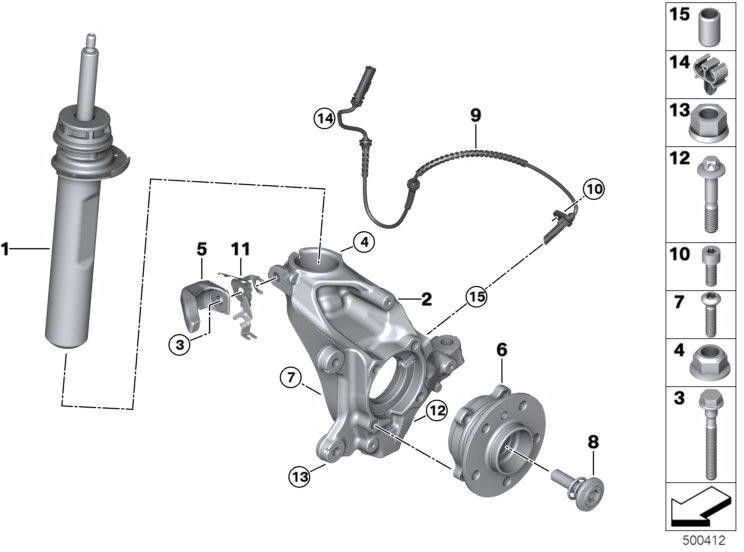 BMW本物のインパルスサービスDSCフロント（34526858469）| 34526858469
