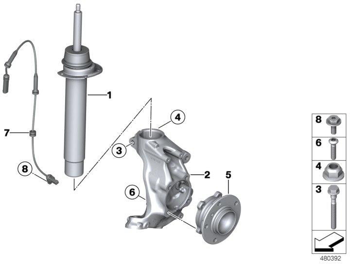 BMW純正インパルスサービスDSCフロント（34526884422）| 34526884422