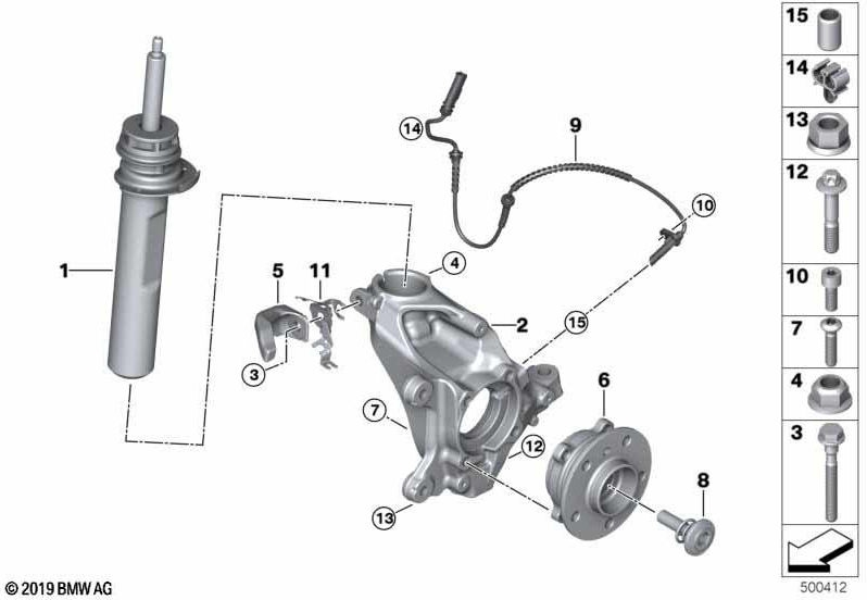 BMW本物のインパルスサービスDSCフロント（34526895880）| 34526895880